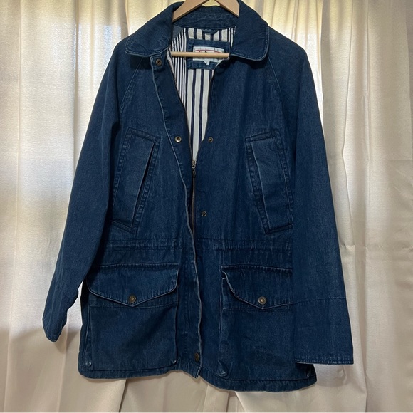 Talbots Jackets & Blazers - Women's Vintage Talbots Denim Fisherman's Style Jacket